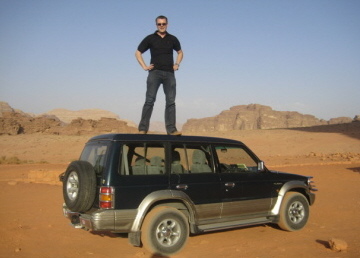 ich im Wadi Rum in Jordanien